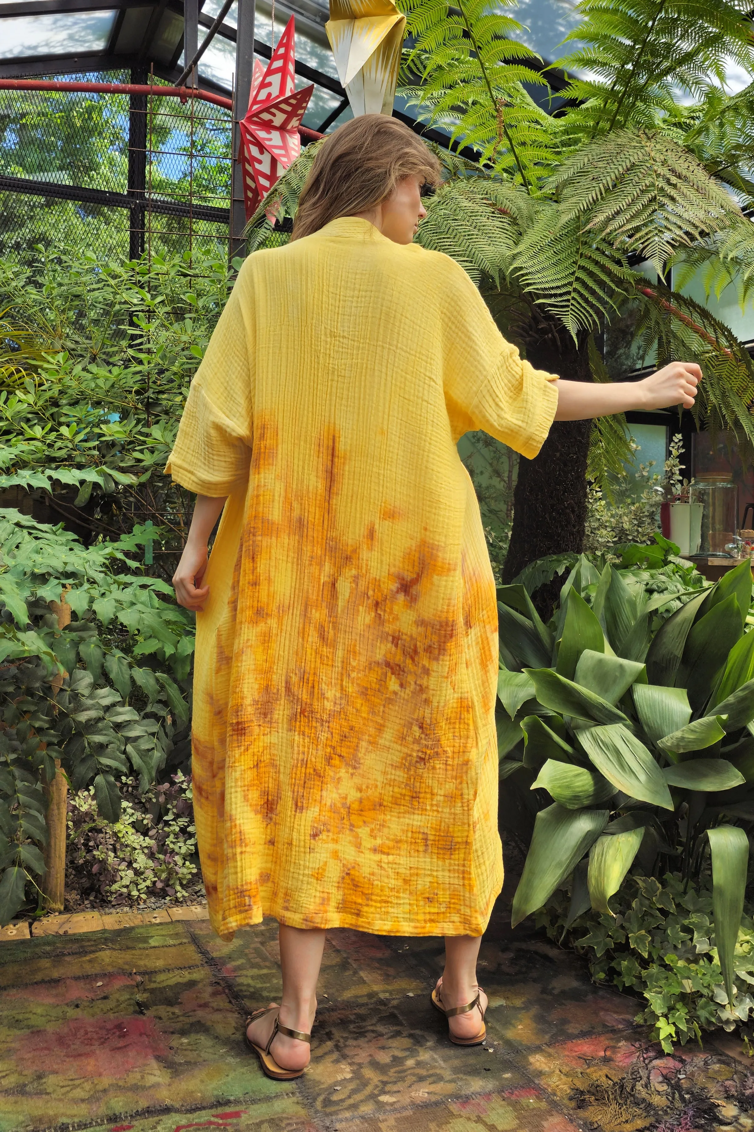 SOLIS Gauze Cotton Kimono For Women