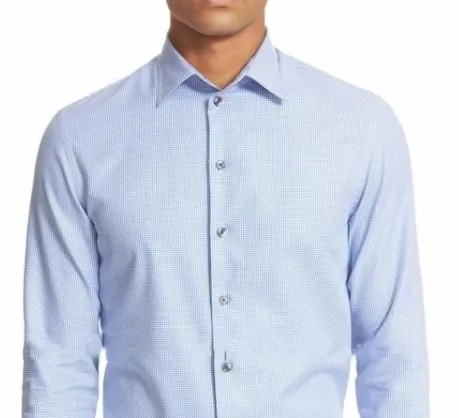 Sootz Faint Blue Custom Dress Shirt