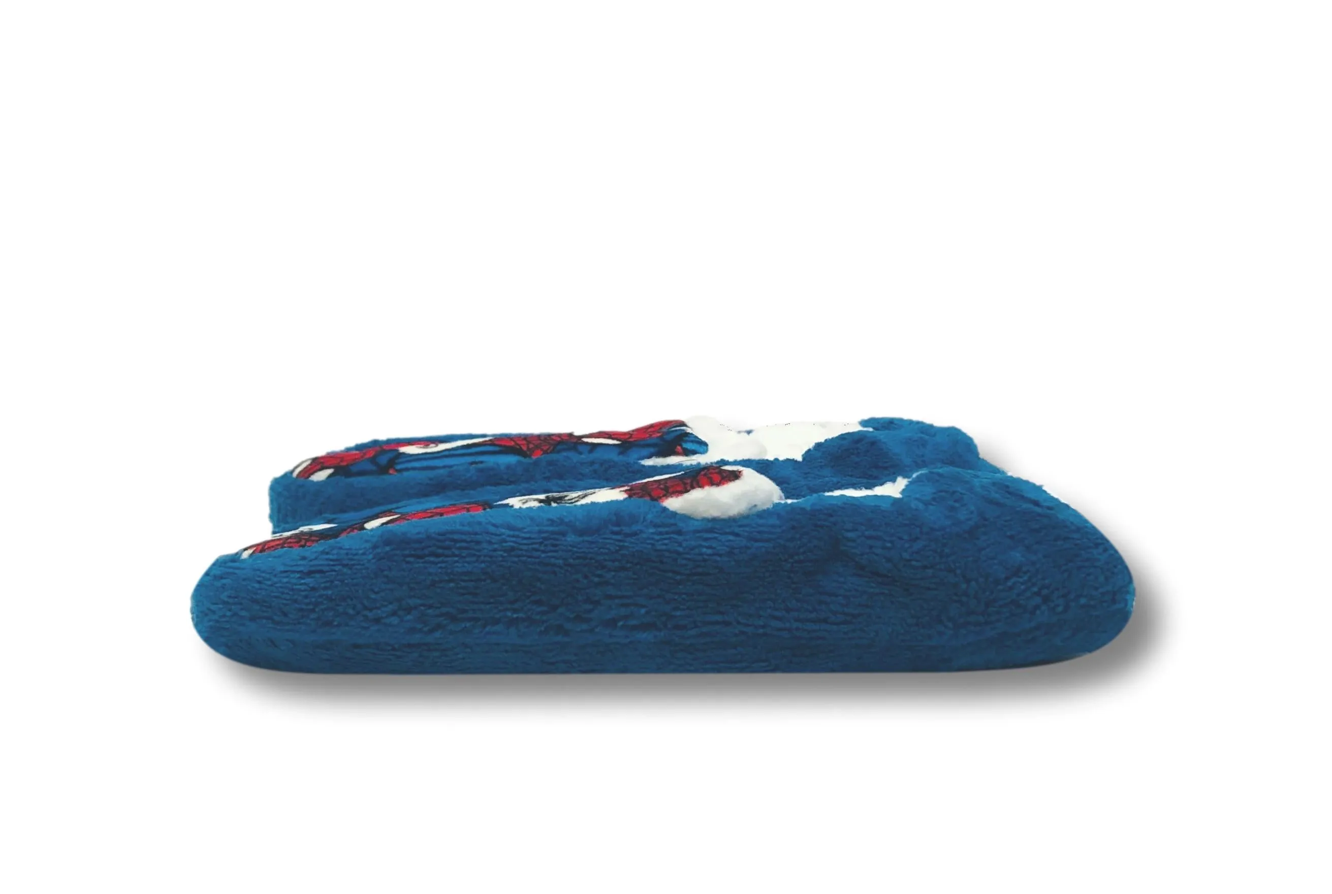 Spider-Man Boys Slippers Fuzzy Moccasin House Shoes for Kids