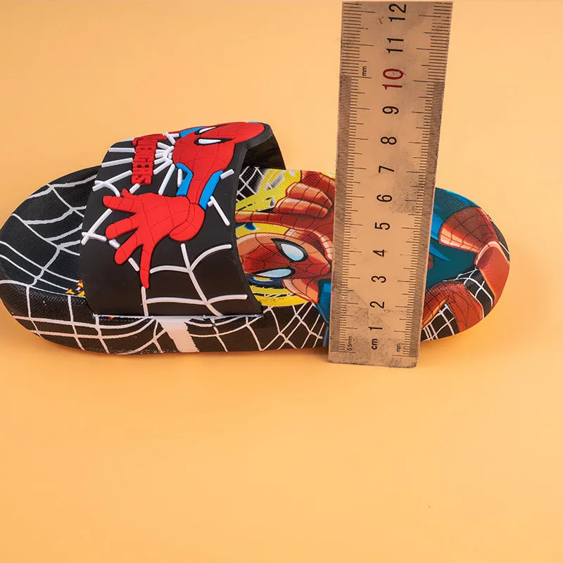 Spider-Man Children's Slippers Boys Summer Non-Slip Soft Bottom Trending Cartoon Indoor Home Foreign Trade Children's Bathroom Sandals