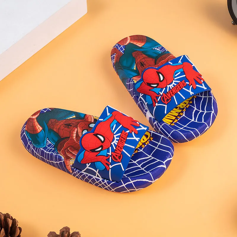 Spider-Man Children's Slippers Boys Summer Non-Slip Soft Bottom Trending Cartoon Indoor Home Foreign Trade Children's Bathroom Sandals