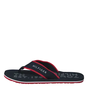 Sporty Hilfiger Beach Sandal Blue