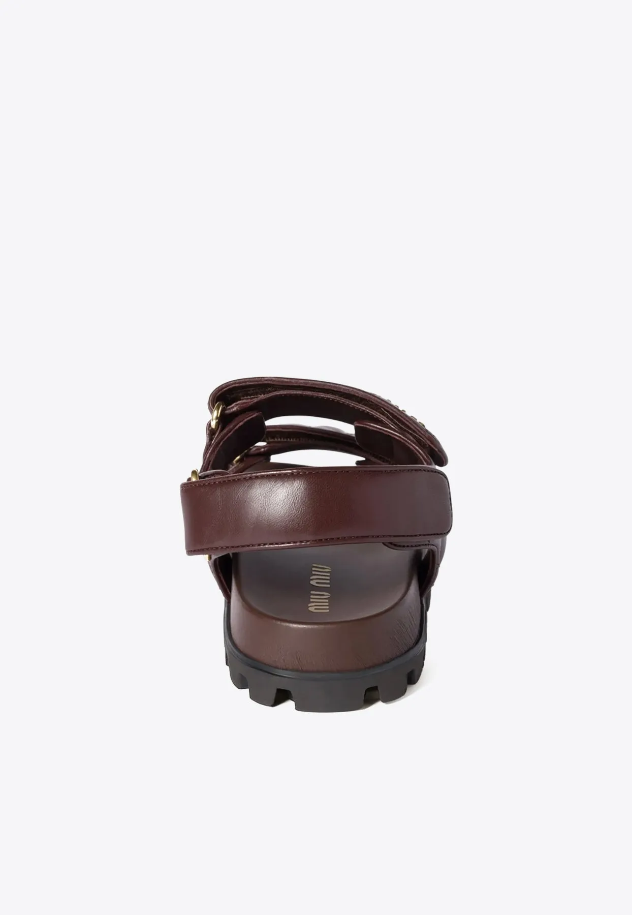 Sporty Quilted Leather Sandals