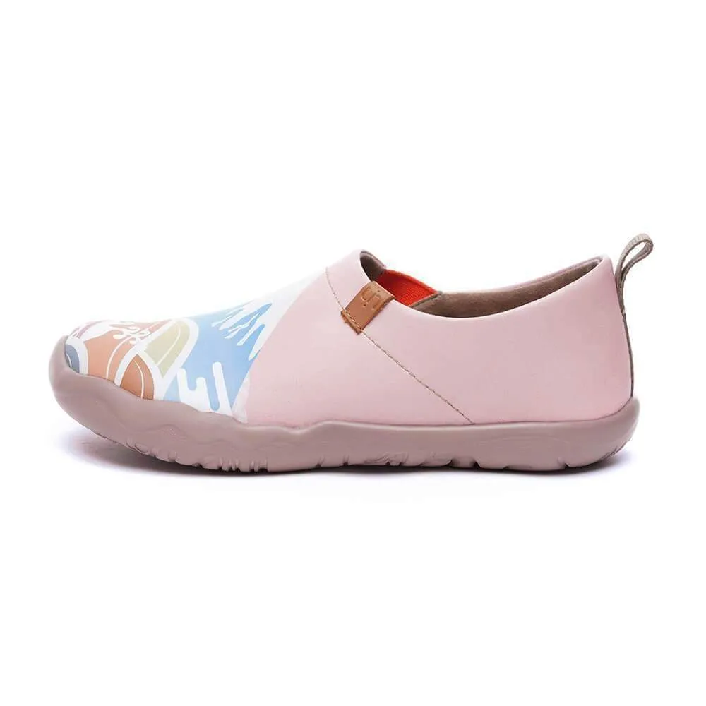 SPRING IN MOUNT FUJI Women Art Painted Flat Shoes