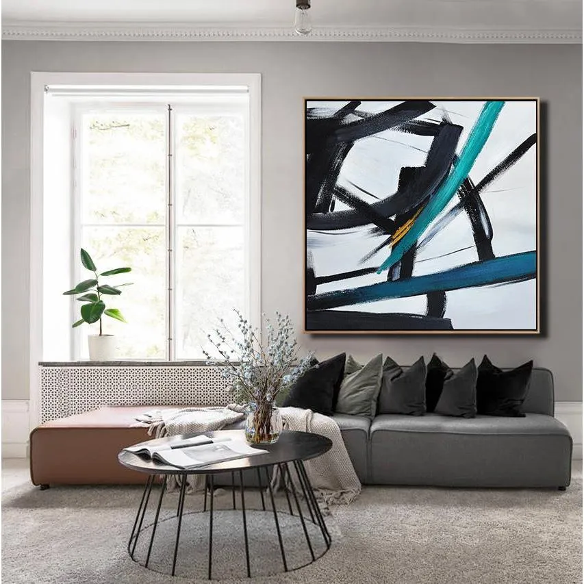 Square Minimalist Painting X119A