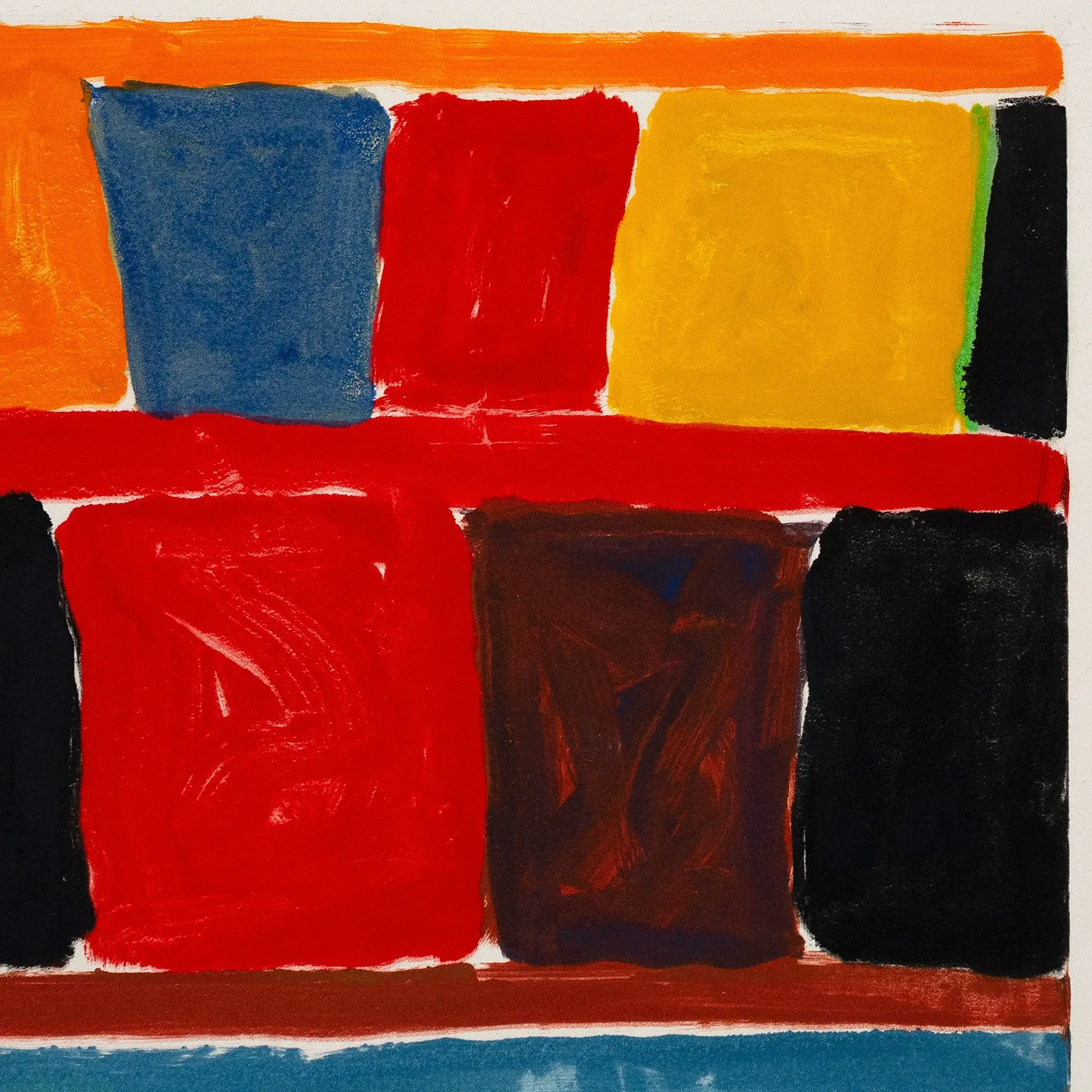 STANLEY WHITNEY "STAY SONGS" MONOTYPE, 2001