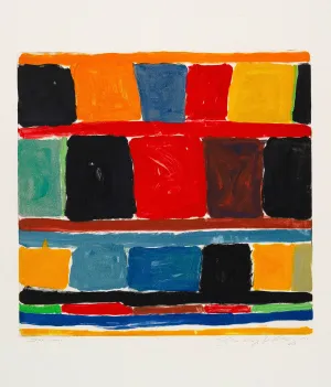 STANLEY WHITNEY "STAY SONGS" MONOTYPE, 2001