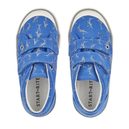 Startrite Wave Blue Canvas Shoe 6170
