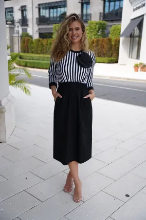 Stripe Modesty dress