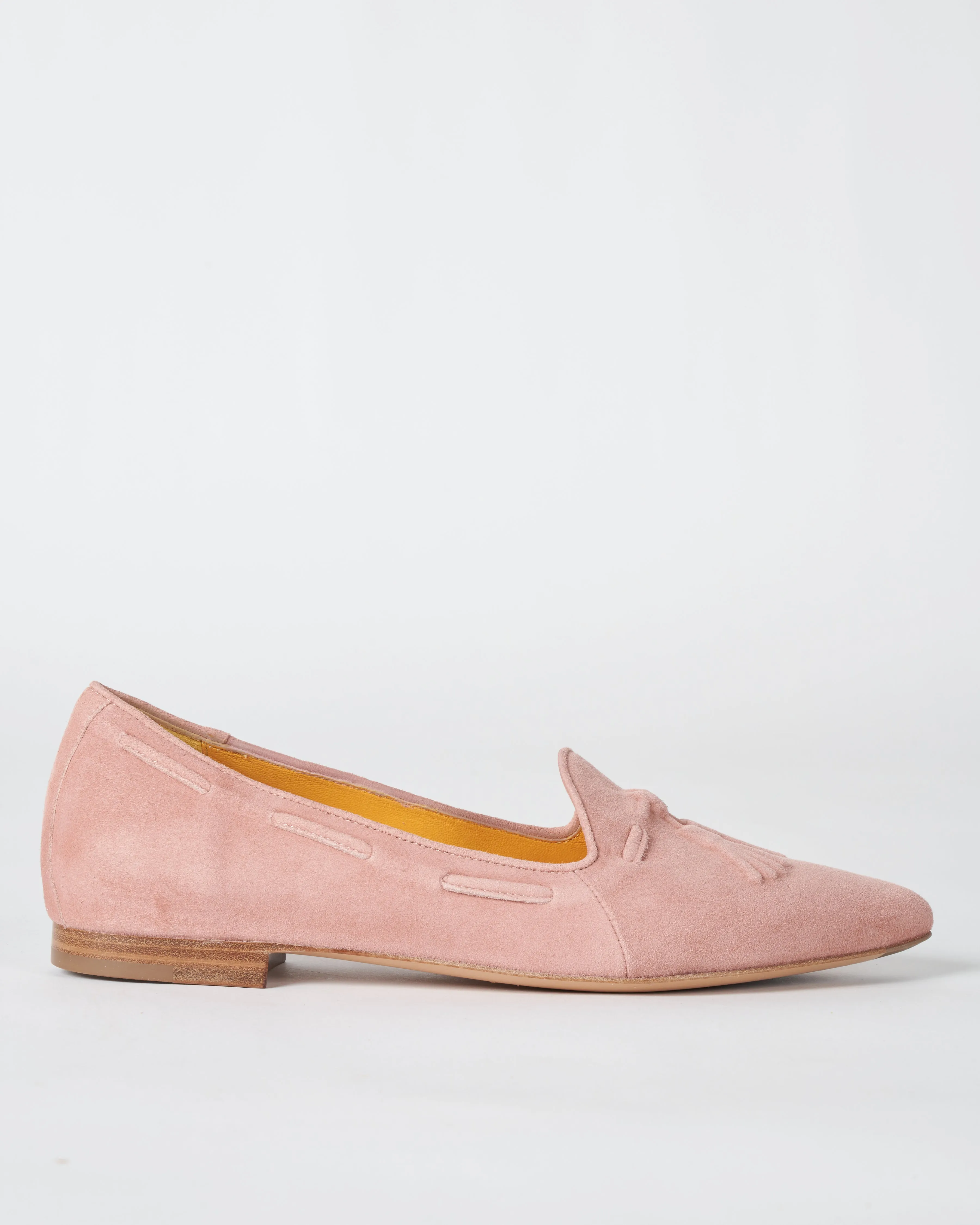 suede flat - camoscio clay