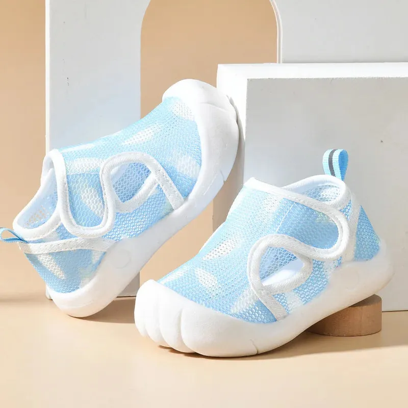 Summer Mesh Breathable Non slip Walking Shoes for Boys and Girls