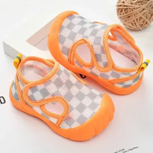 Summer Mesh Breathable Non slip Walking Shoes for Boys and Girls