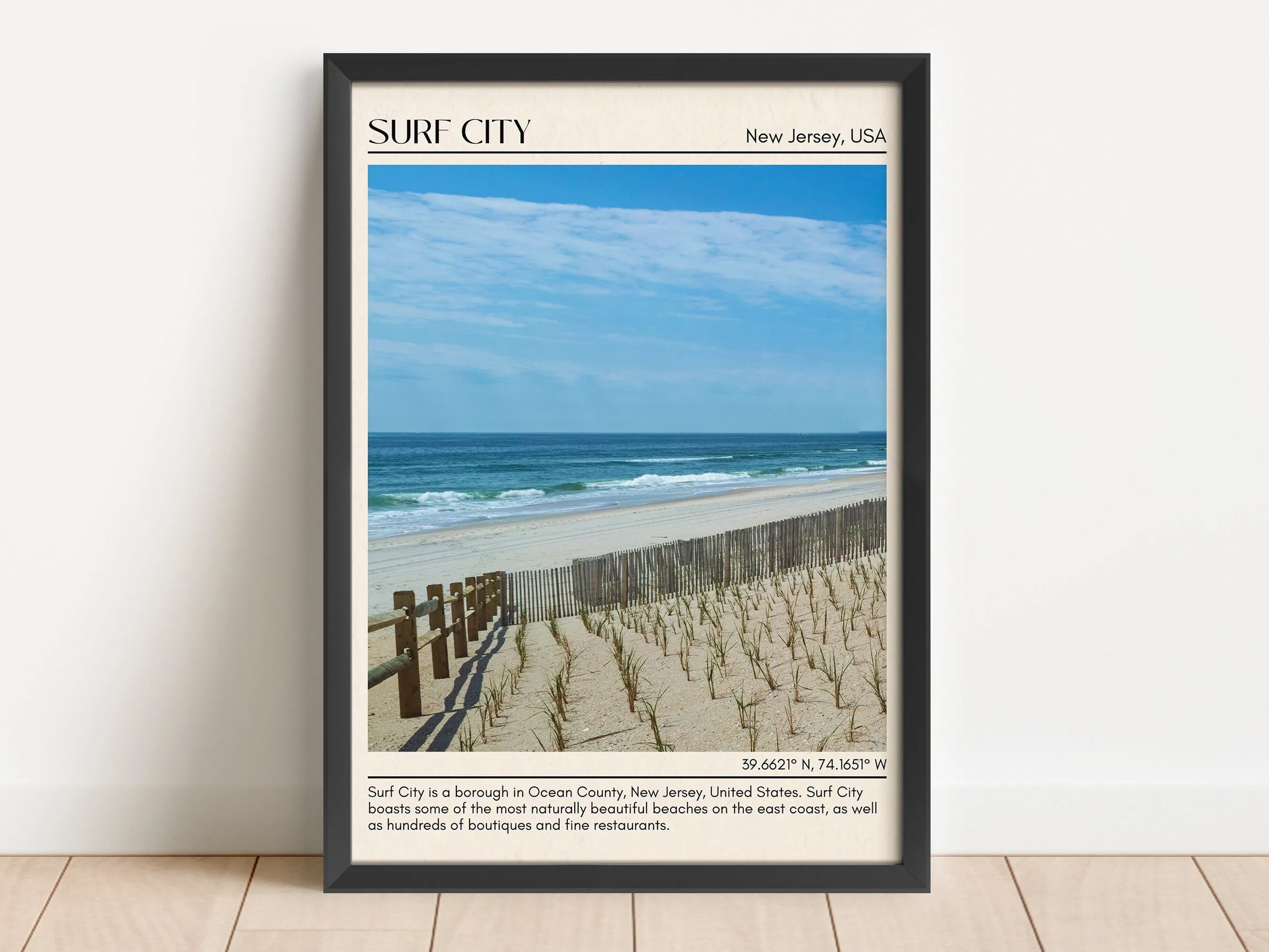 Surf City Wall Canvas, USA