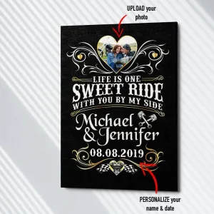 Sweet Ride PERSONALIZED Photo Premium Canvas