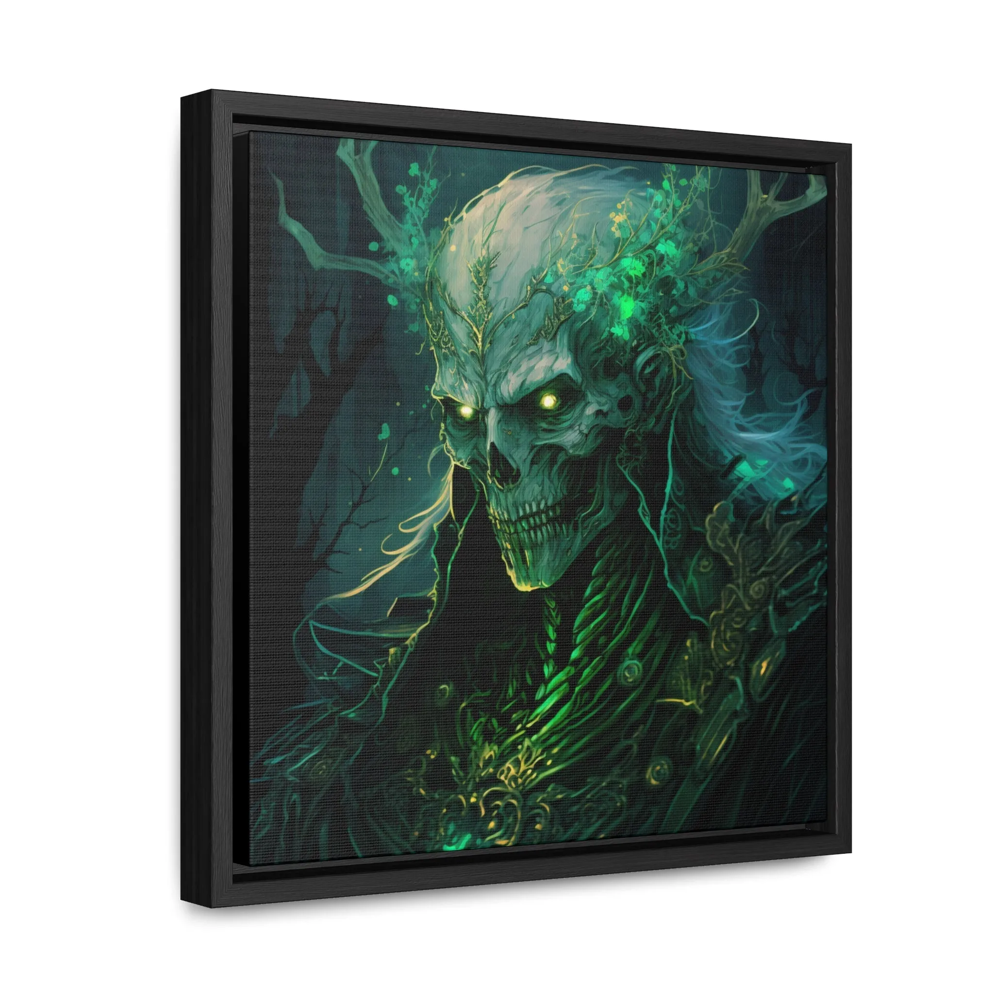 Sword & Sorrow: The Lamenting Monarch - Gallery Canvas Wrap