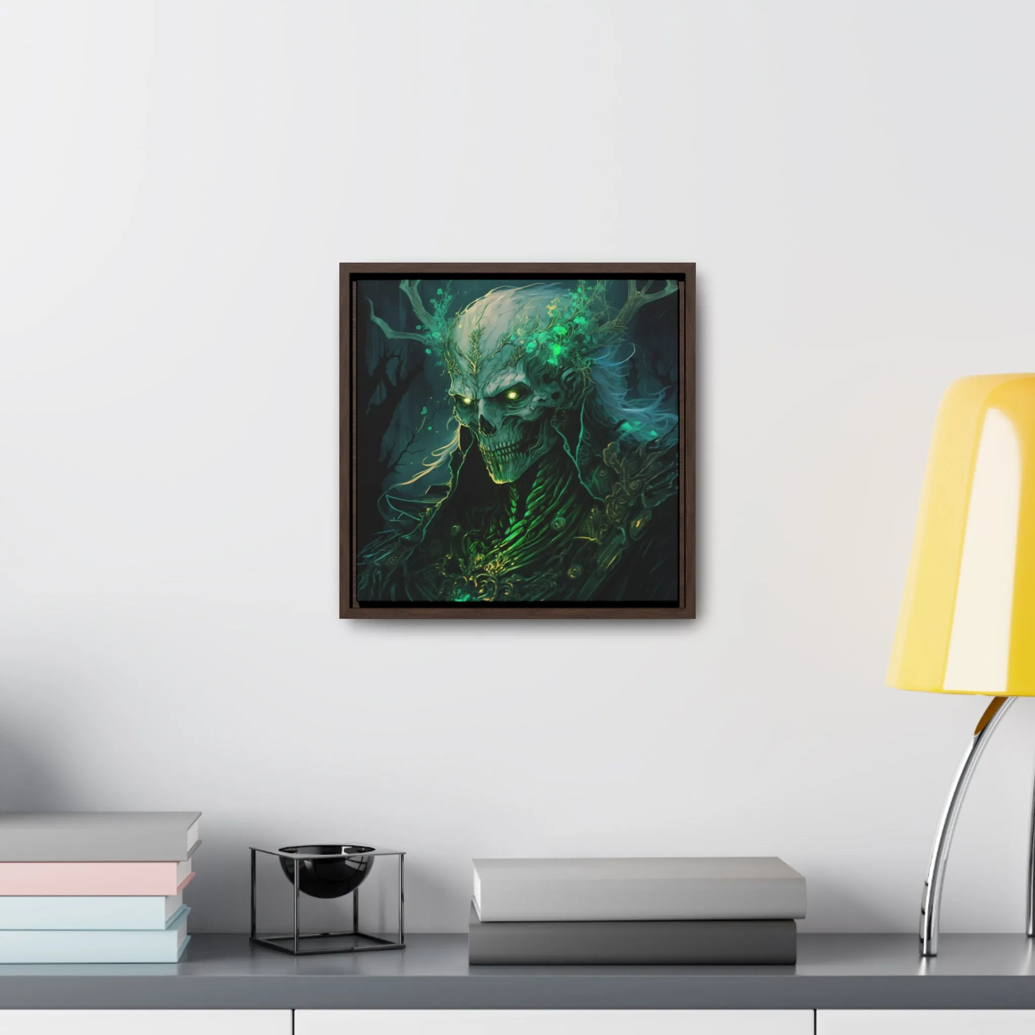 Sword & Sorrow: The Lamenting Monarch - Gallery Canvas Wrap