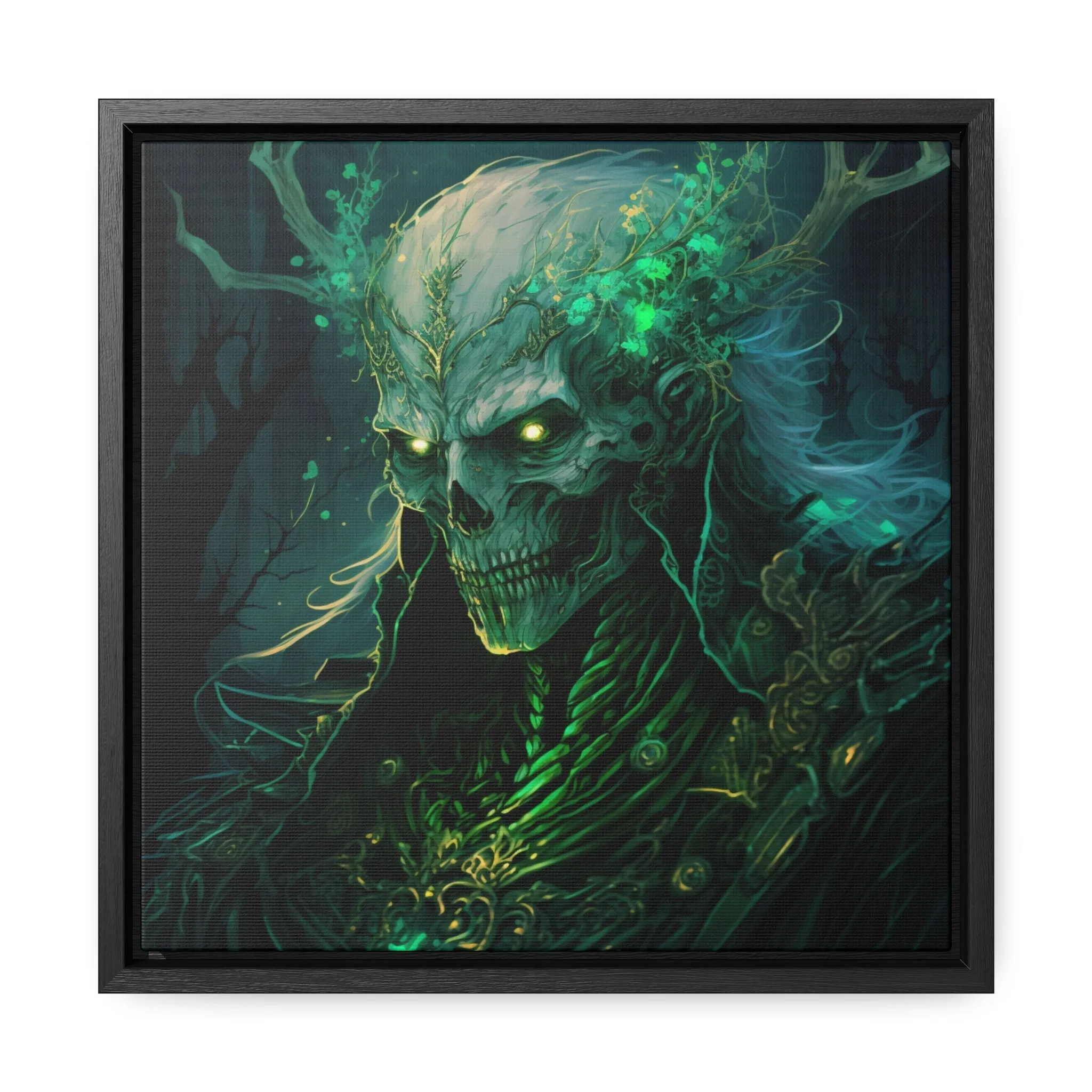 Sword & Sorrow: The Lamenting Monarch - Gallery Canvas Wrap