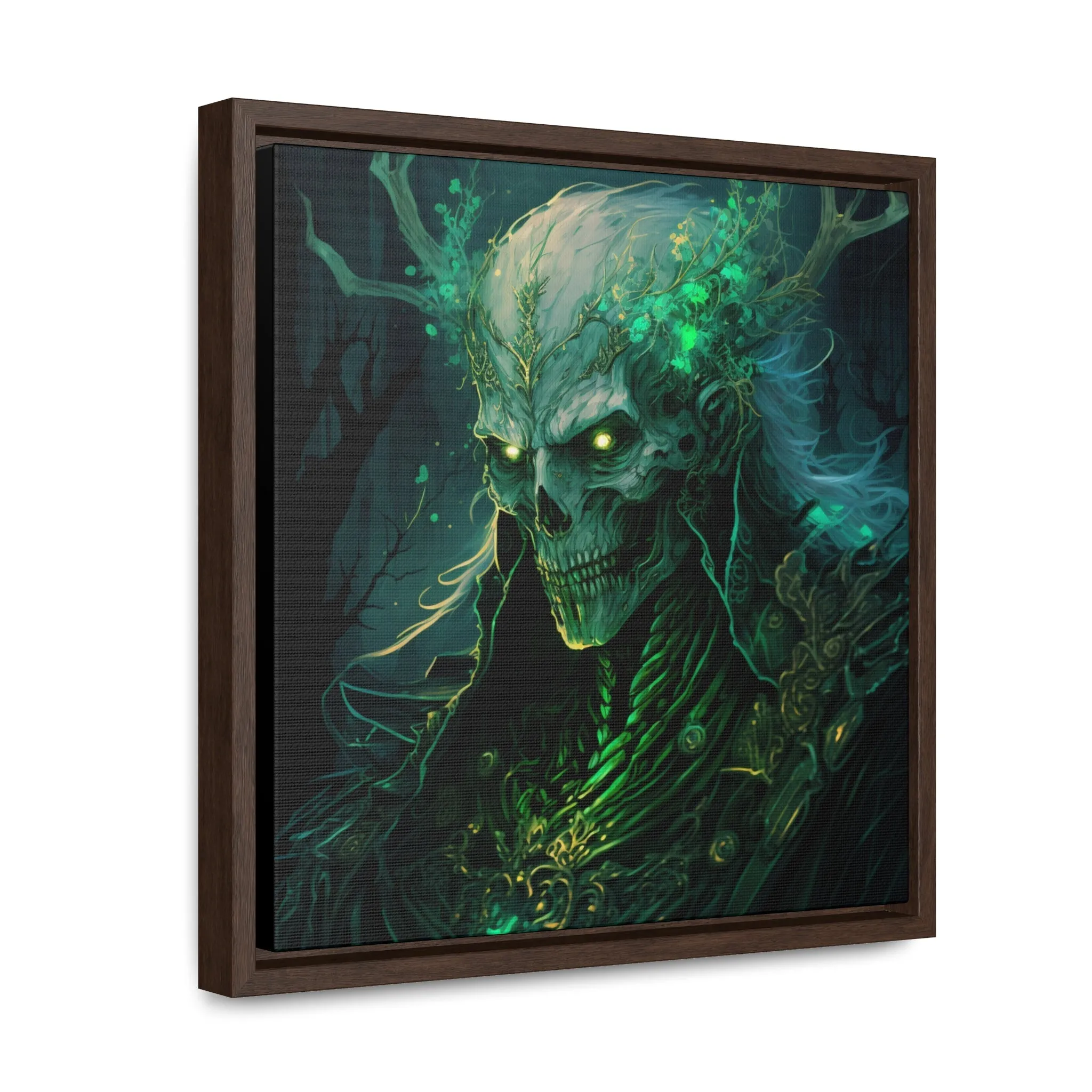 Sword & Sorrow: The Lamenting Monarch - Gallery Canvas Wrap