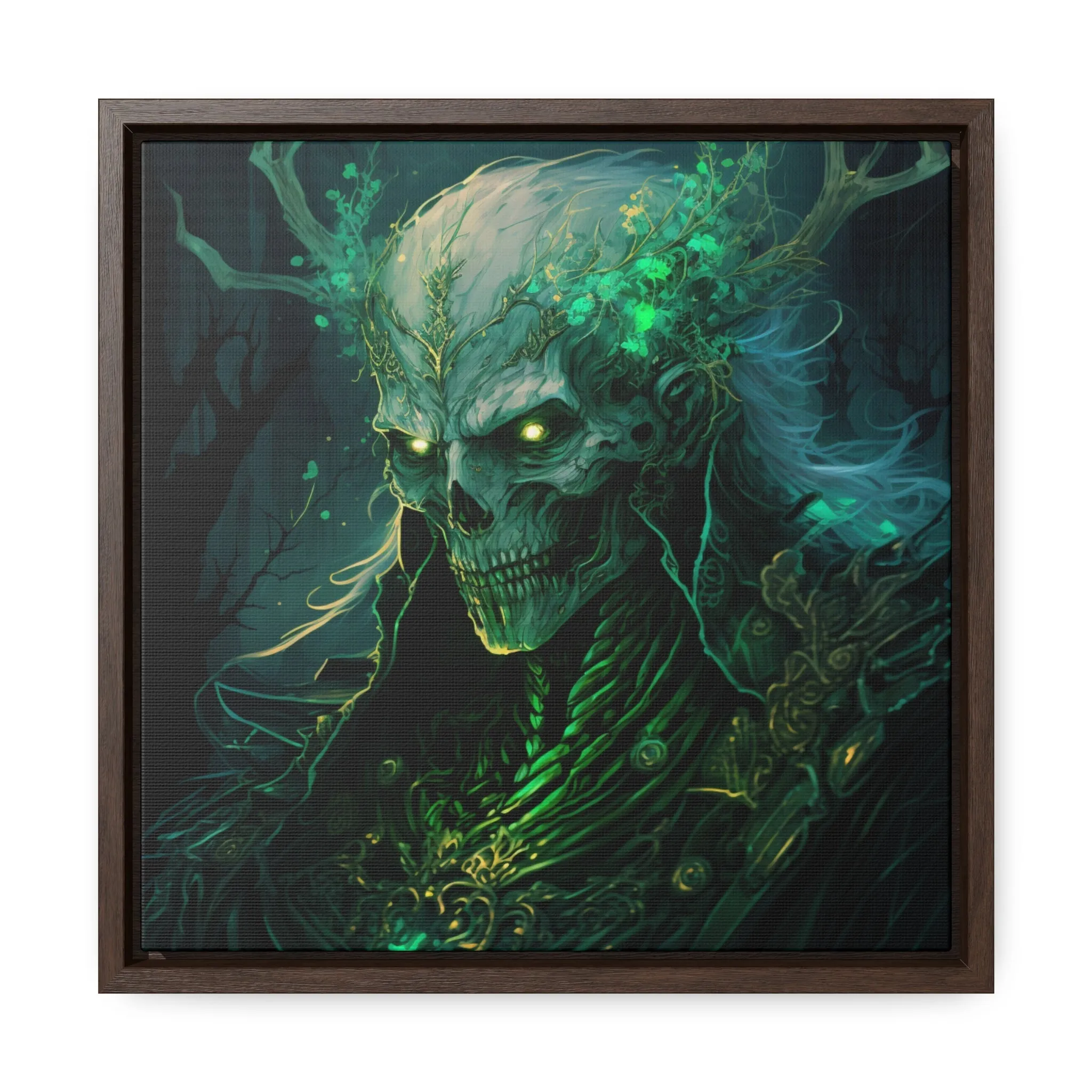 Sword & Sorrow: The Lamenting Monarch - Gallery Canvas Wrap