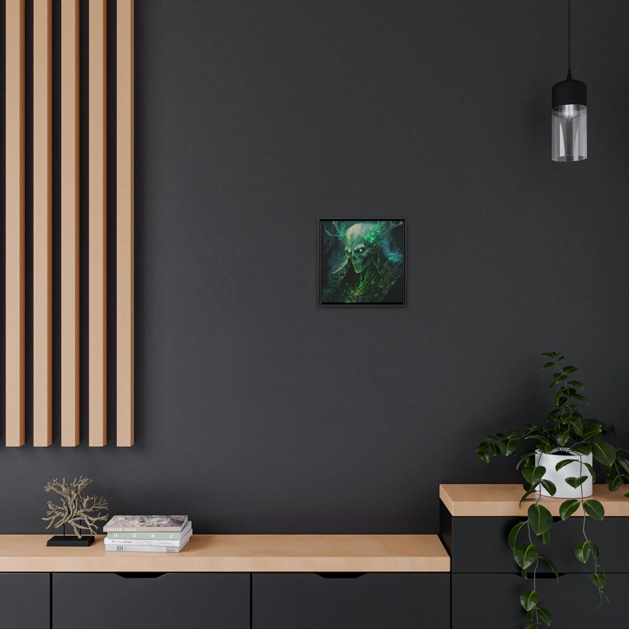 Sword & Sorrow: The Lamenting Monarch - Gallery Canvas Wrap