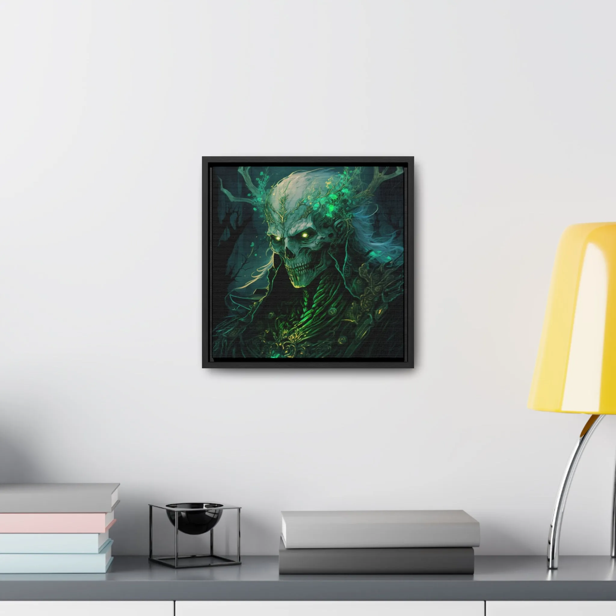 Sword & Sorrow: The Lamenting Monarch - Gallery Canvas Wrap