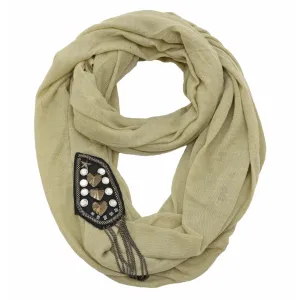 Tadi Embellished Infinity Scarf