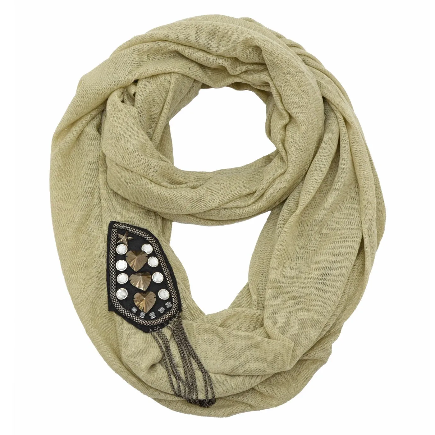 Tadi Embellished Infinity Scarf