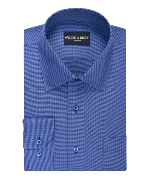 Tailored Fit Dk Royal Spread Collar Non-Iron Queens Oxford Dress Shirt