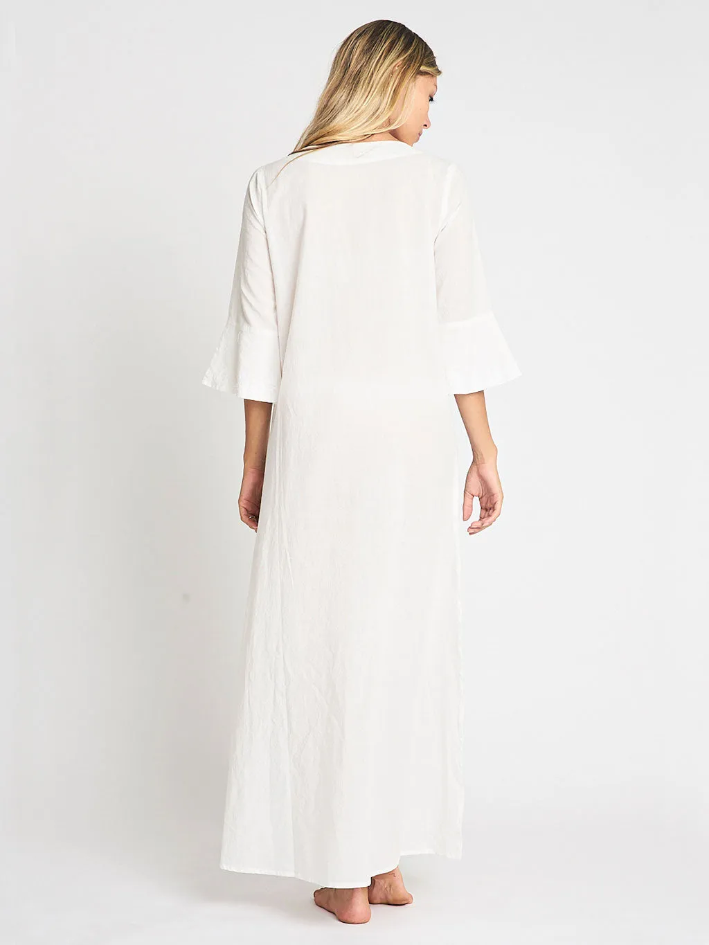 Taliah Maxi Tunic White
