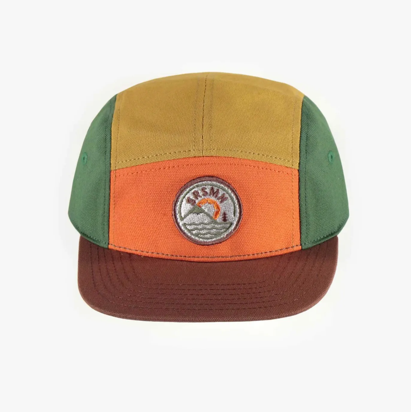 The Colour-Block Cap - Green - KIDS