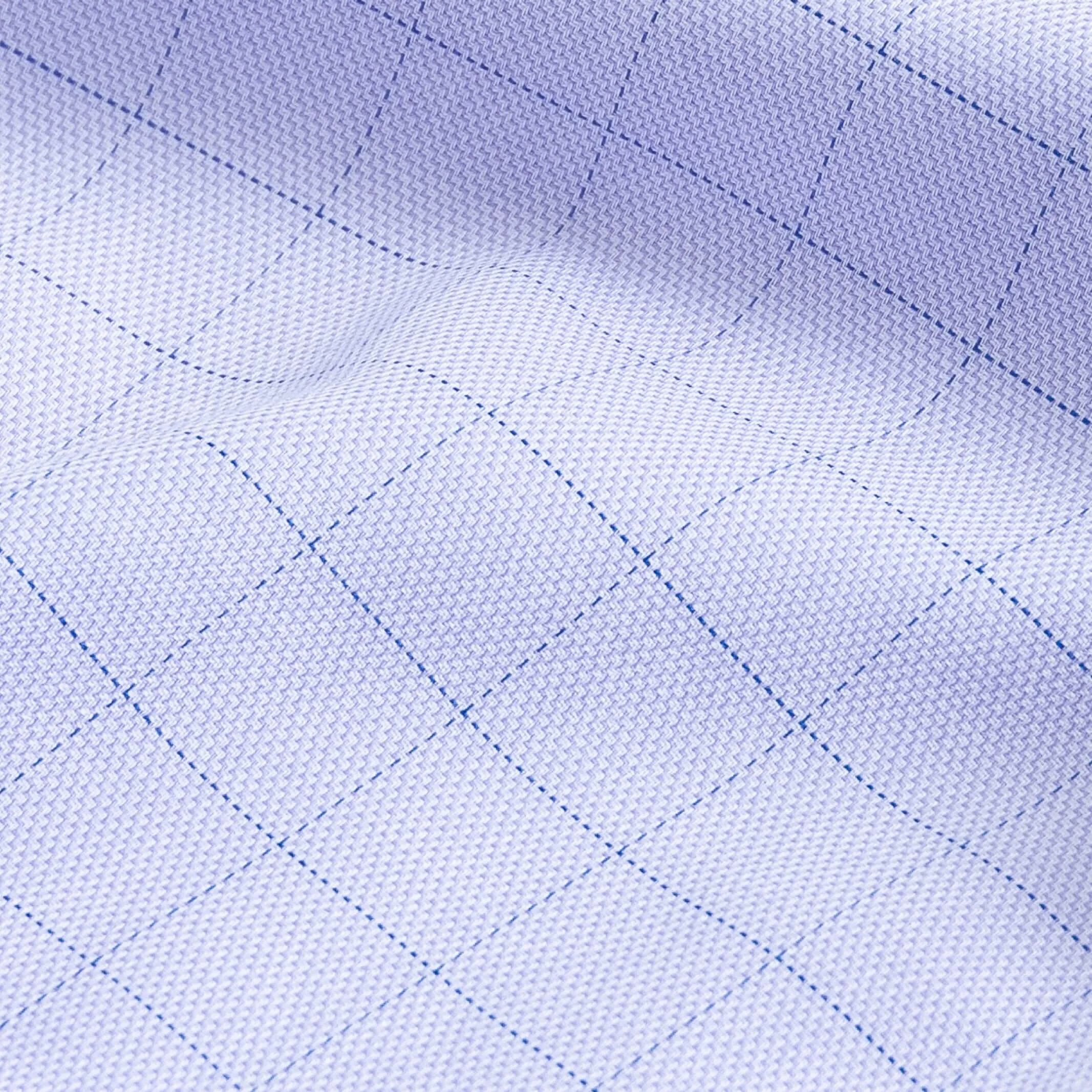 The Lavender Powell Windowpane Royal Oxford Custom Shirt