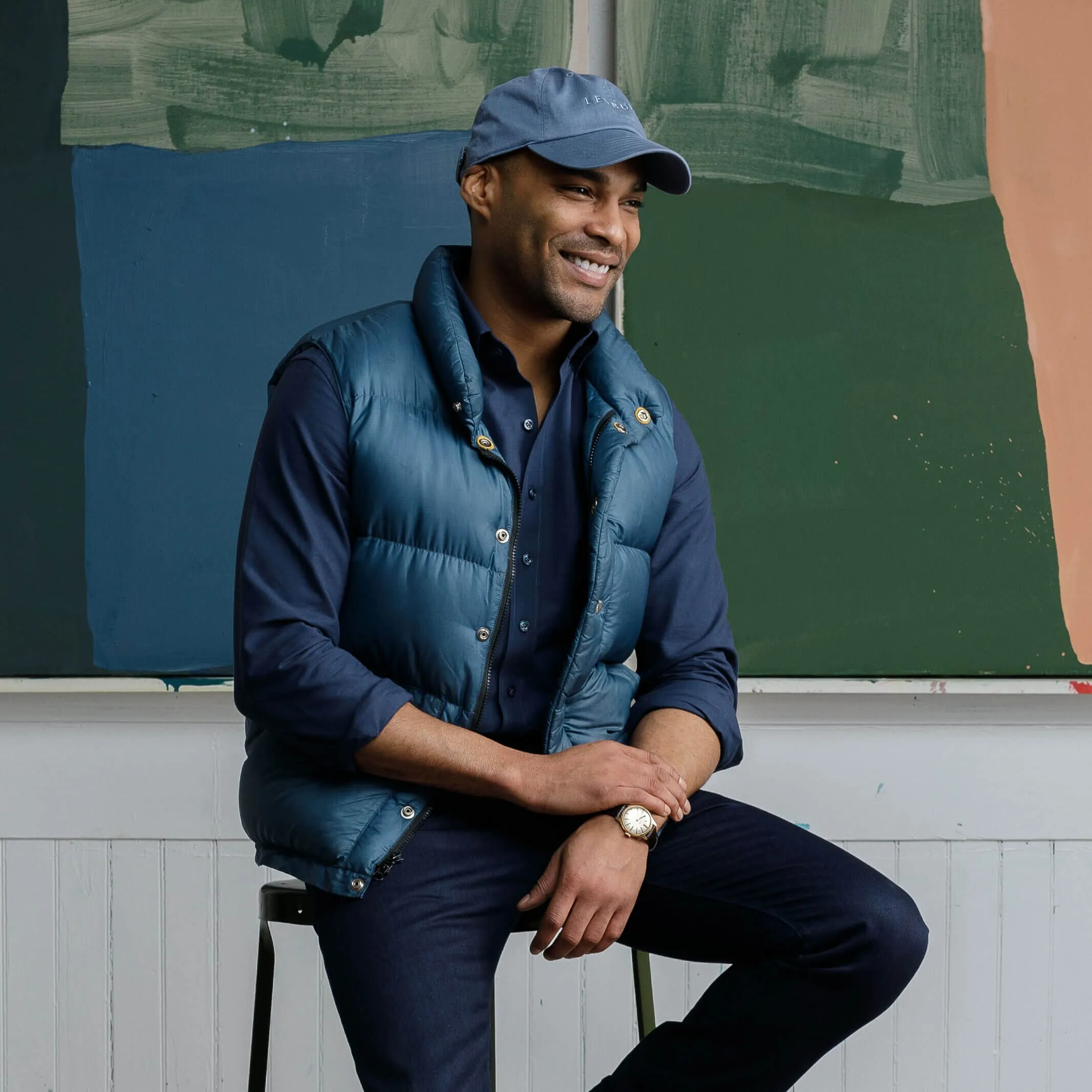 The Navy Mayfield Oxford Custom Shirt