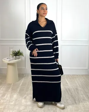 The Navy Winter Grove Dress