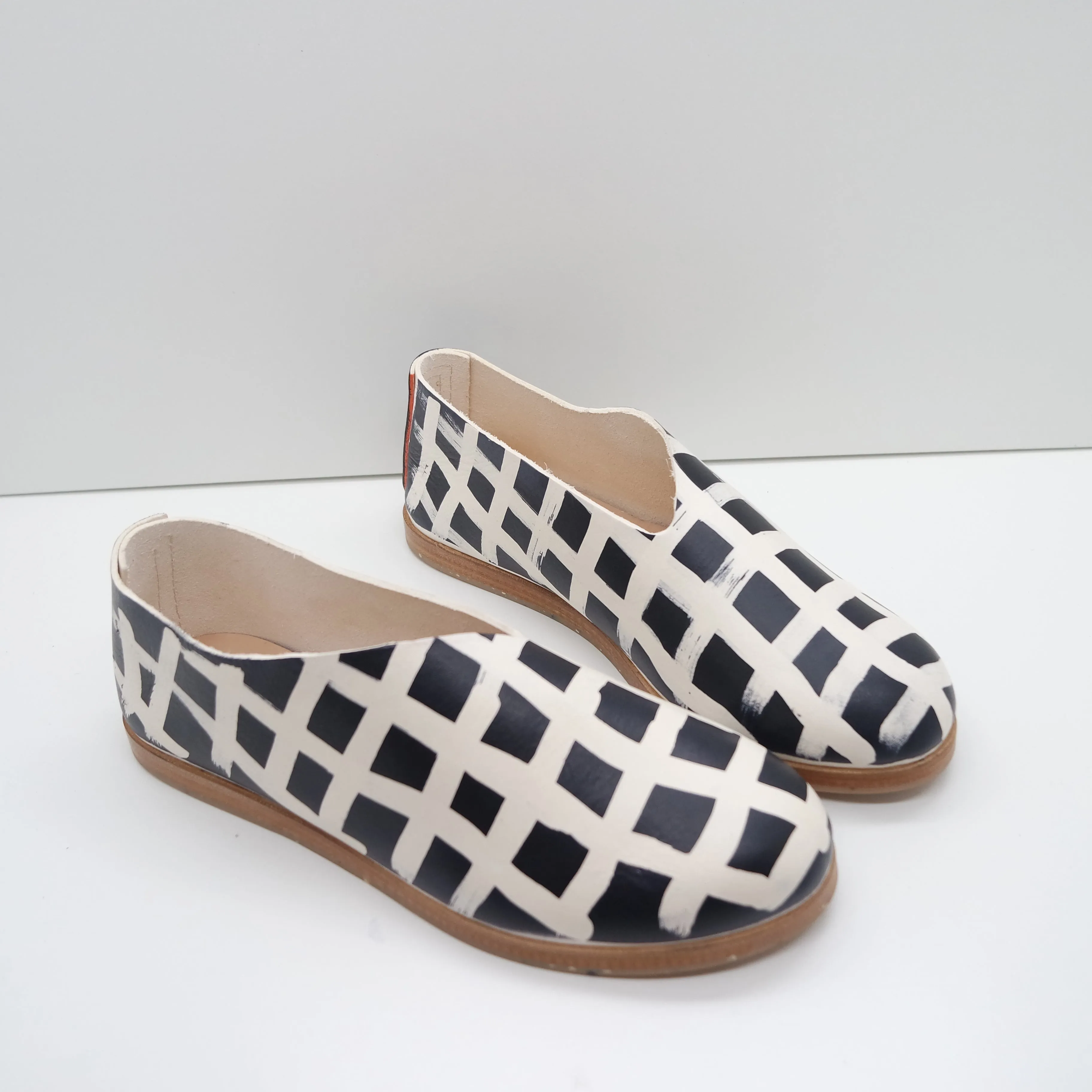 THE RAE. REVERSE GINGHAM. NORI