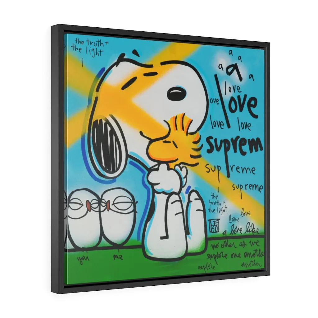 The Truth and The Light, A Love Supreme- Lebo Framed Premium Gallery Wrap Canvas