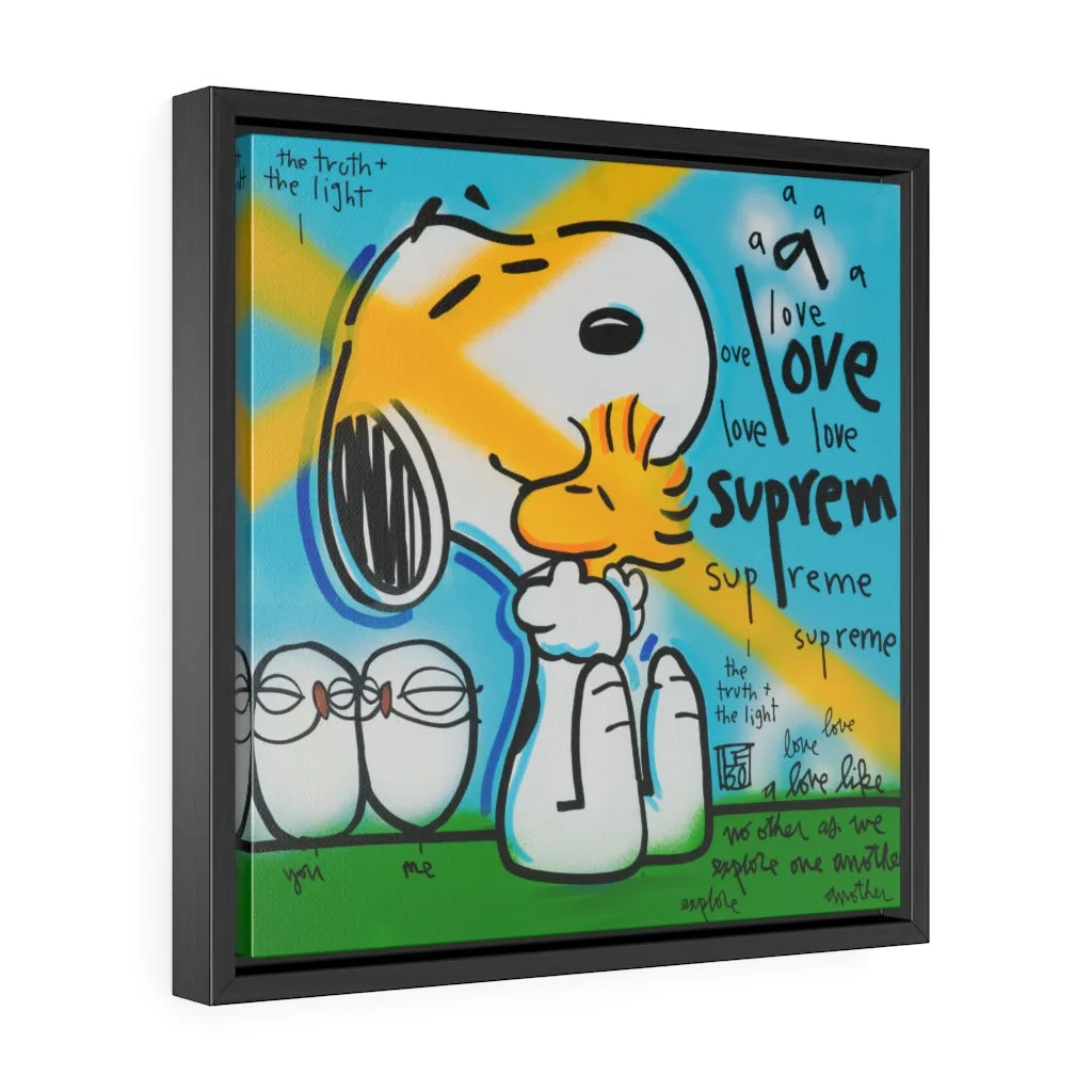 The Truth and The Light, A Love Supreme- Lebo Framed Premium Gallery Wrap Canvas