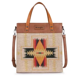 Tote, Wrangler Art Print Canvas - Aztec