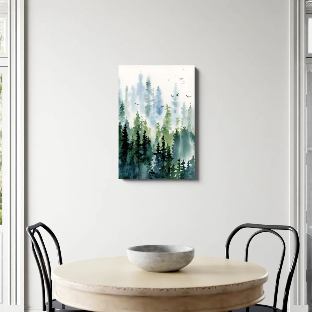 Treeline by Katrina Pete - Wrapped Canvas Painting Print Kelly Clarkson Home Frame Color: No Frame Size: 30" H x 20" W   Format: Unframed