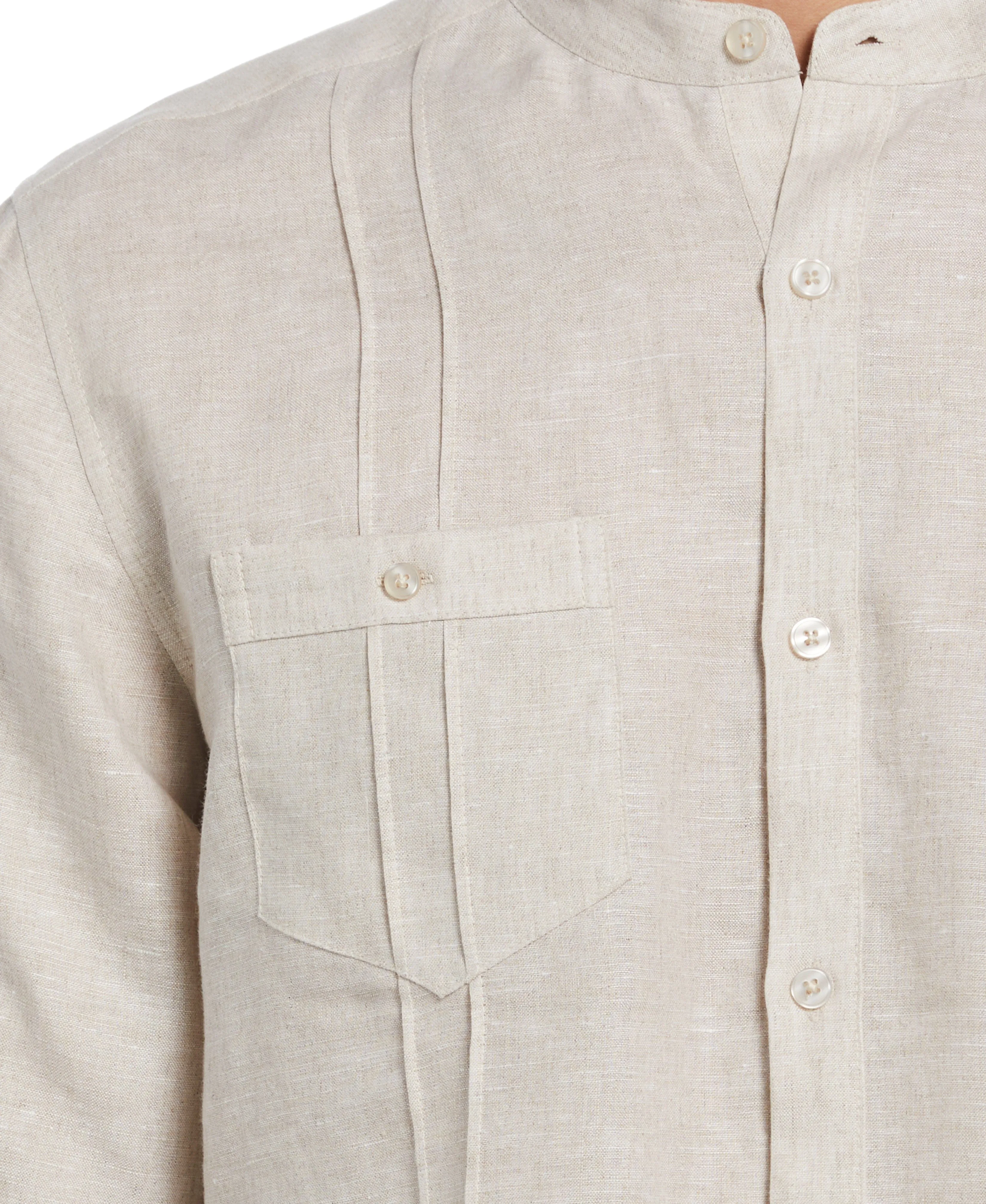 Two-Pocket Pintuck Popover Shirt