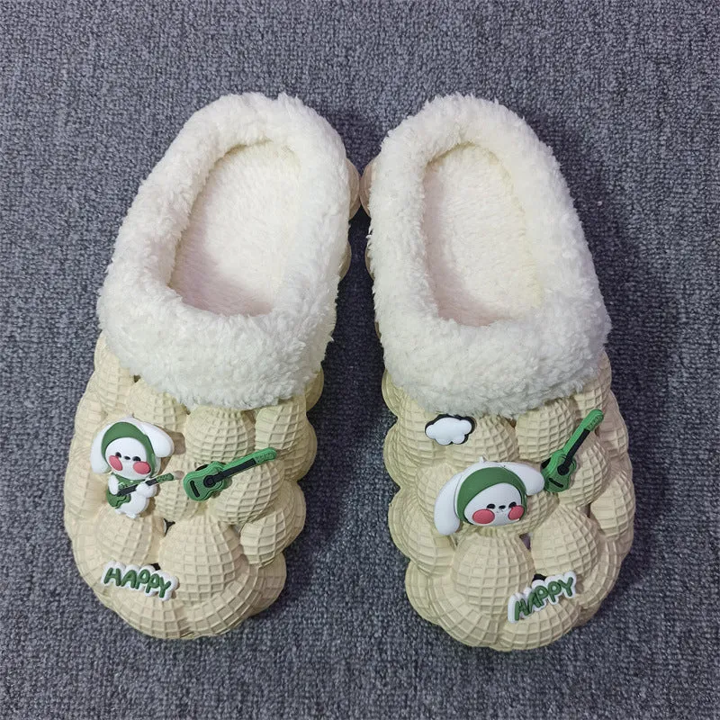 Unisex Household Fashionable Warm Non-slip EVA Slippers