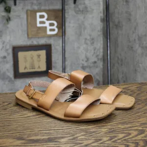 Universal Thread Women's Becca Studded Ankle Strap Sandals Tan Brown 8.5W