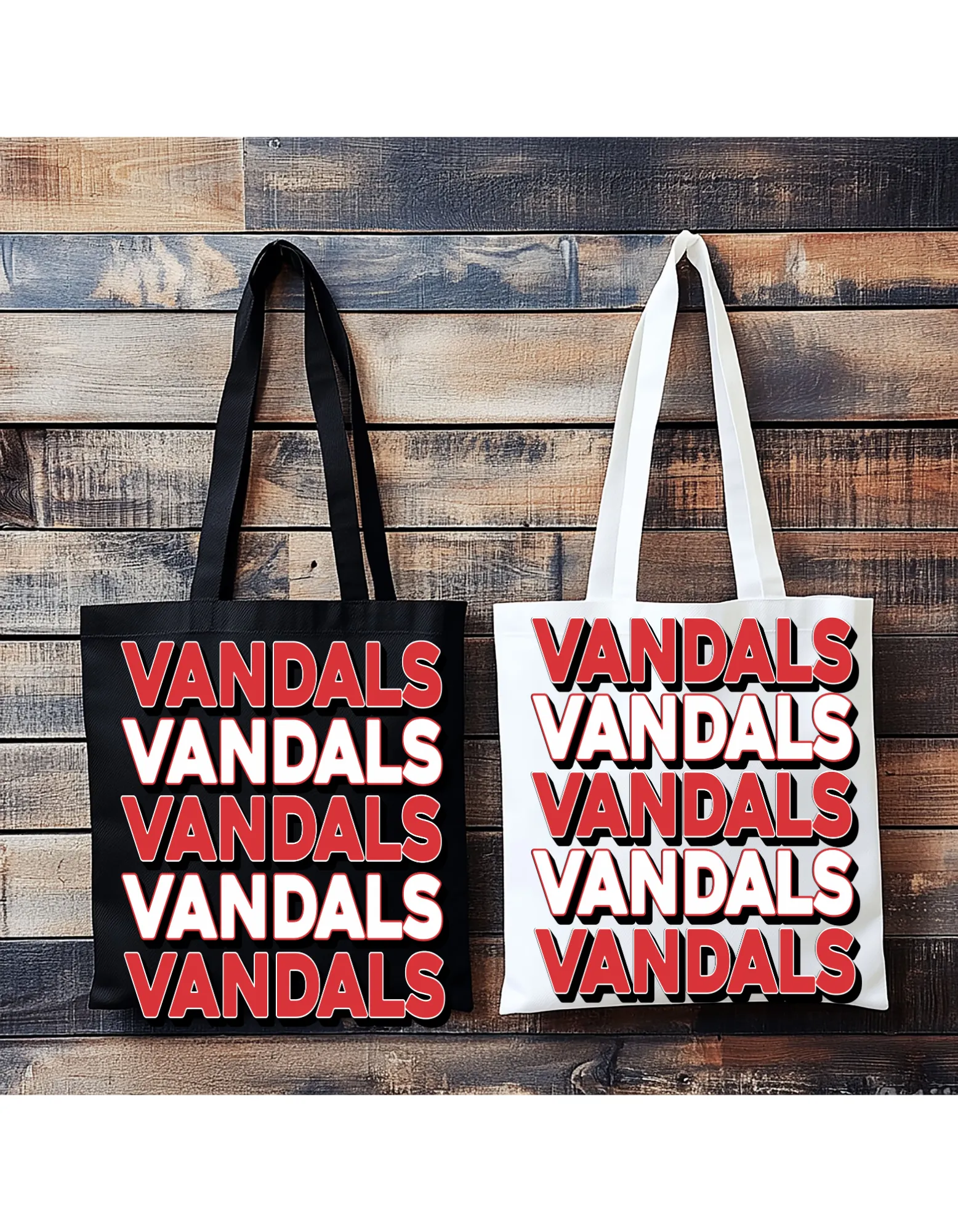 VANDALS BLACK CANVAS TOTE BAG PRE-ORDER