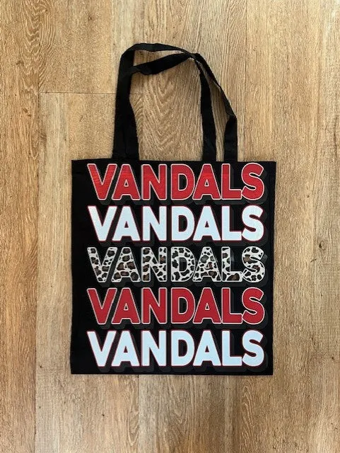 VANDALS BLACK CANVAS TOTE BAG PRE-ORDER
