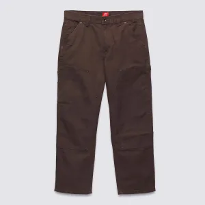 VANS AVE Skate Drill Chore Loose Carpenter Pants Chocolate Brown