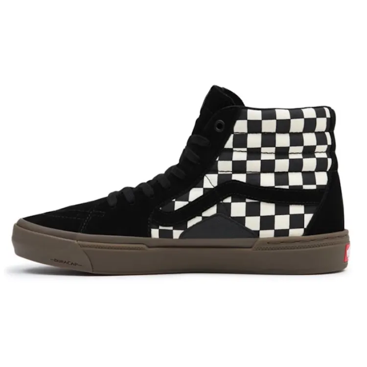 Vans BMX SK8 Hi Checkerboard Black/Dark Gum Shoes