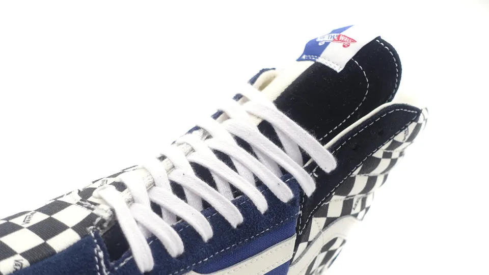 VANS CLASH THE WALL "VANS PREMIUM" LX SUEDE/CANVAS BLACK CHECKERBOARD