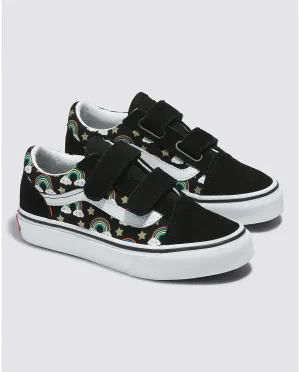 Vans Kids Old Skool V - Rad Rainbow Black/Multi