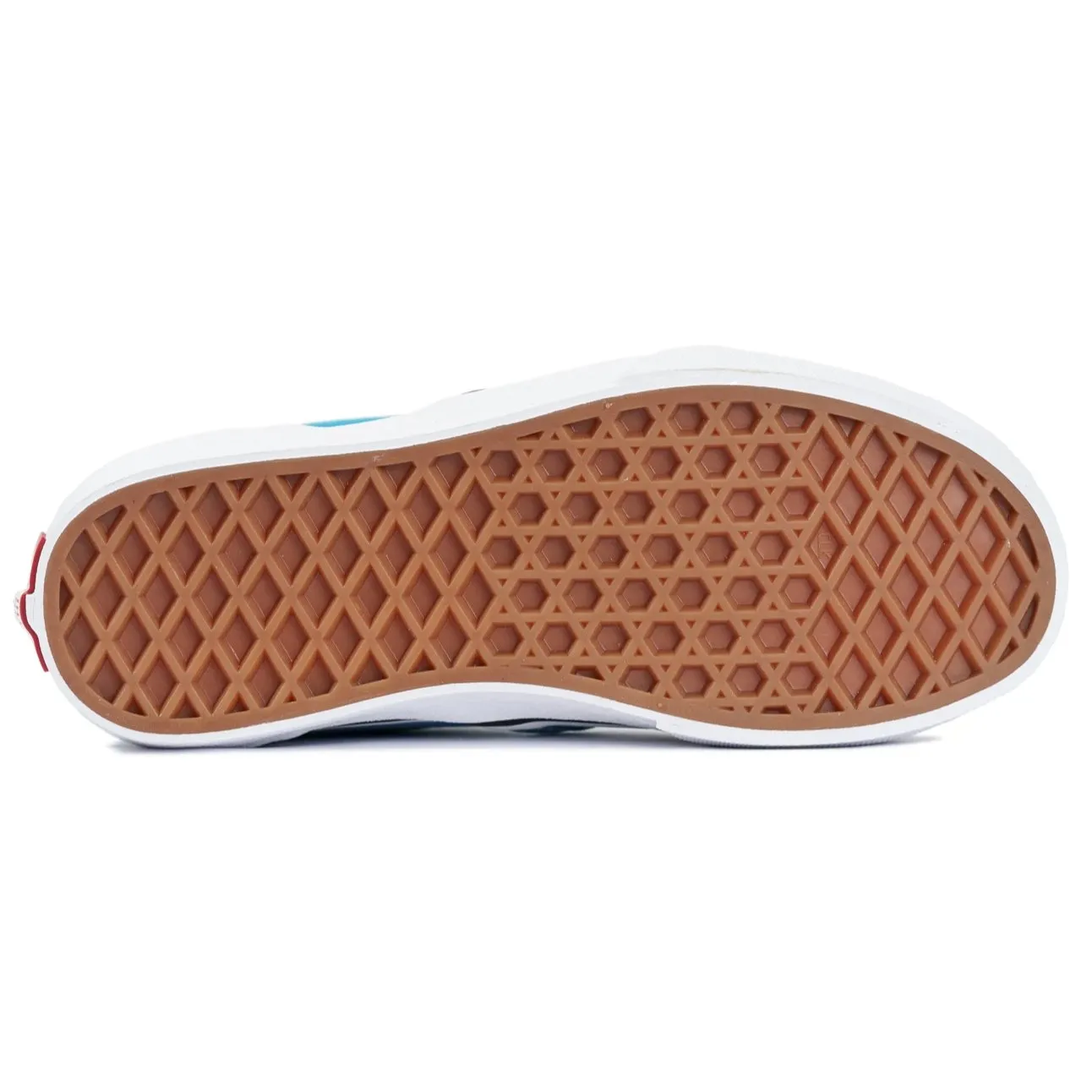 Vans Kids Slip-On - (Checkerboard) Caribbean Blue