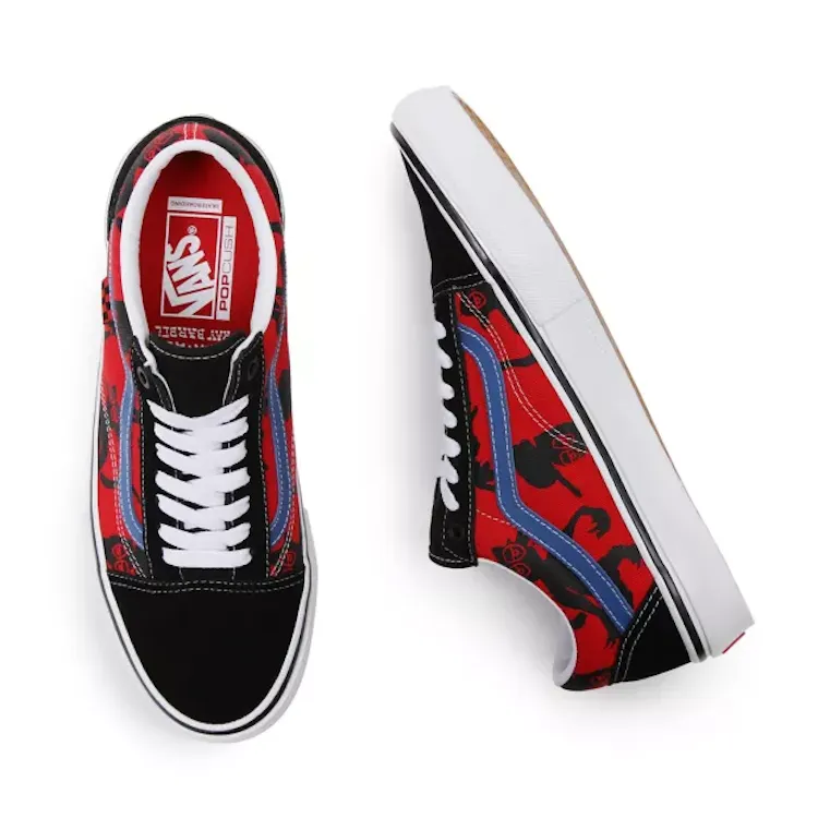 Vans Krooked By Natas For Ray Barbee Skate Old Skool Shoes