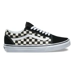 Vans Old Skool Primary Check Shoe Mens - Black/White